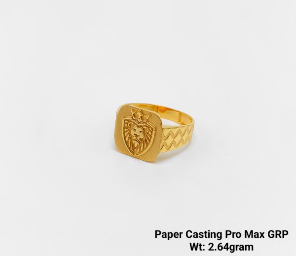 Paper Casting Gents Ring Plain 28