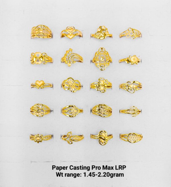 Paper Casting Ladies Ring Plain 20