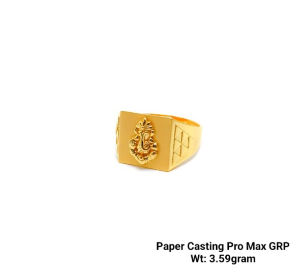 Paper Casting Gents Ring Plain 23