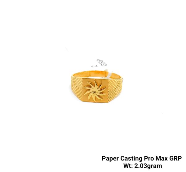 Paper Casting Gents Ring Plain 20