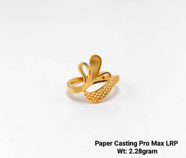 Paper Casting Ladies Ring Plain 8