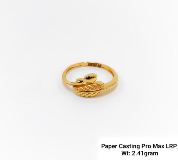 Paper Casting Ladies Ring Plain 15