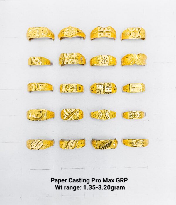 Paper Casting Gents Ring Plain 21