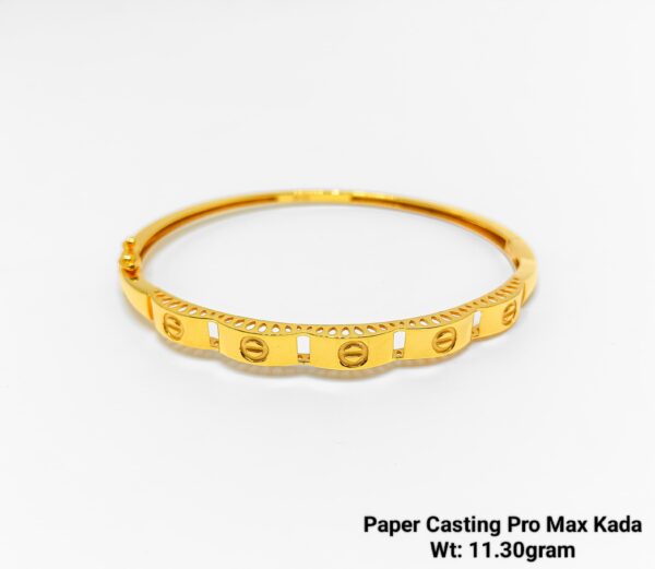 New Design Gold Paper Casting Kada 28