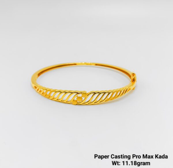 New Design Gold Paper Casting Kada 21