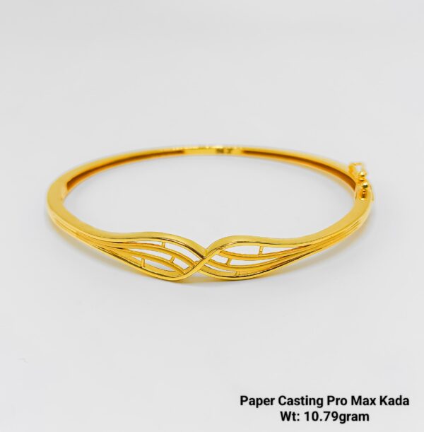 New Design Gold Paper Casting Kada 22