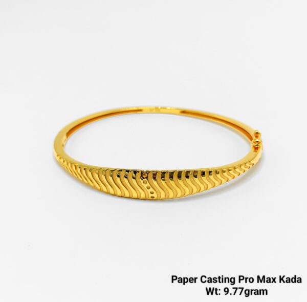 New Design Gold Paper Casting Kada 15