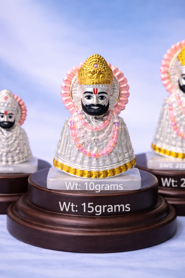 Khatu Shyam Ji 925 Silver Statue(Murti)