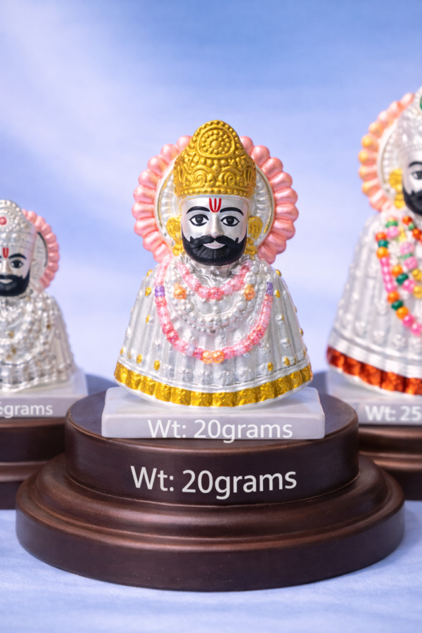 Khatu Shyam Ji 925 Silver Statue(Murti)