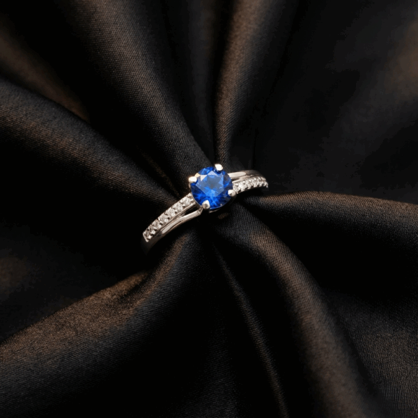 925 Sterling Silver Stone Ring for women's