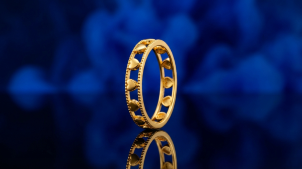 Gold Ring Plain for ladies