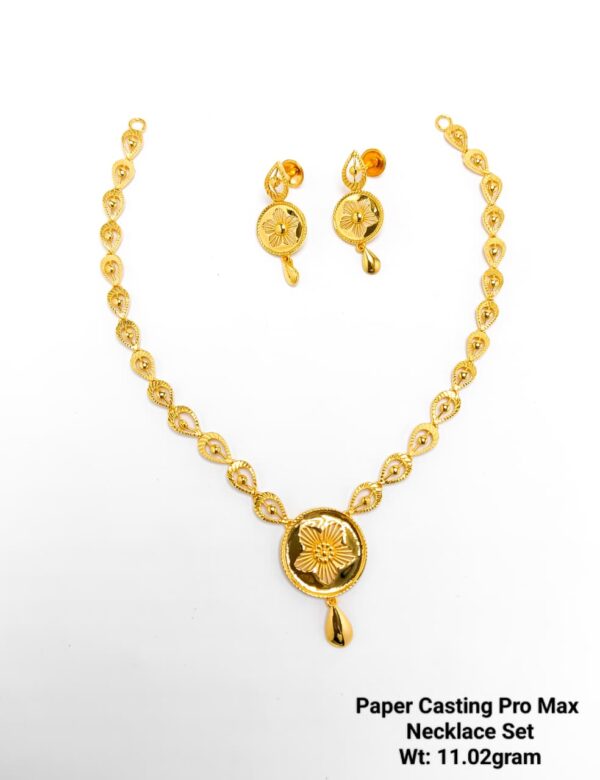 Paper Casting Necklace Set Plain 15