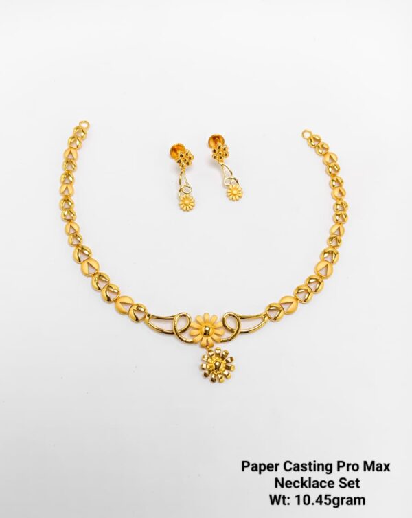 Paper Casting Necklace Set Plain 10
