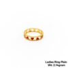 Gold Ring Plain for ladies