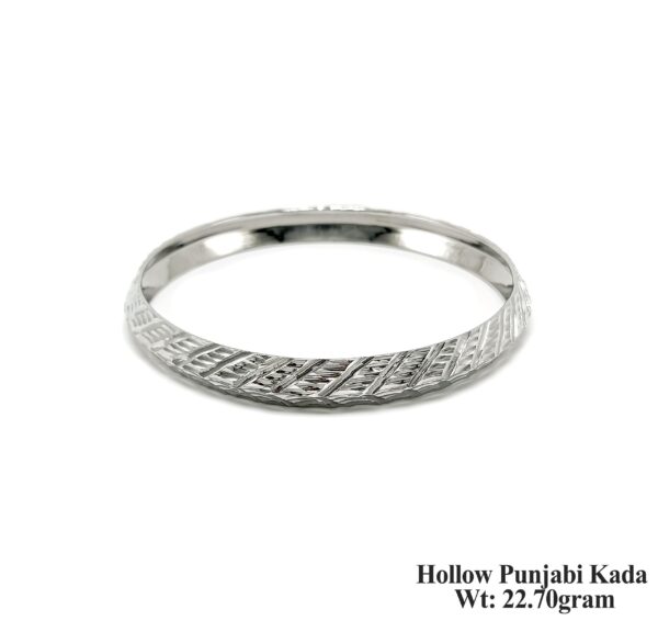 Authentic Sikh Khalsa Silver Kada | Heavy 925 Hallmarked Punjabi Kara for Men