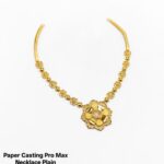 lightweight paper casting necklace for womens