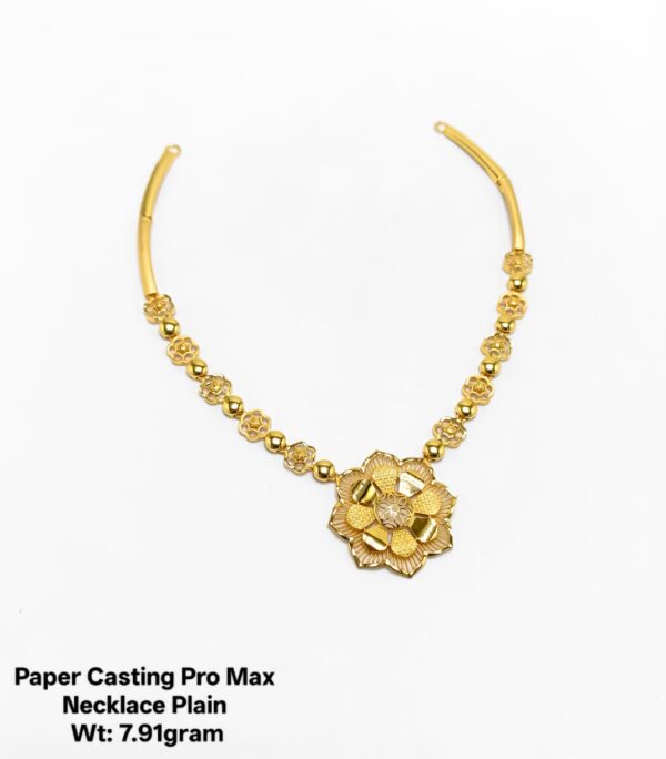 lightweight paper casting necklace for womens