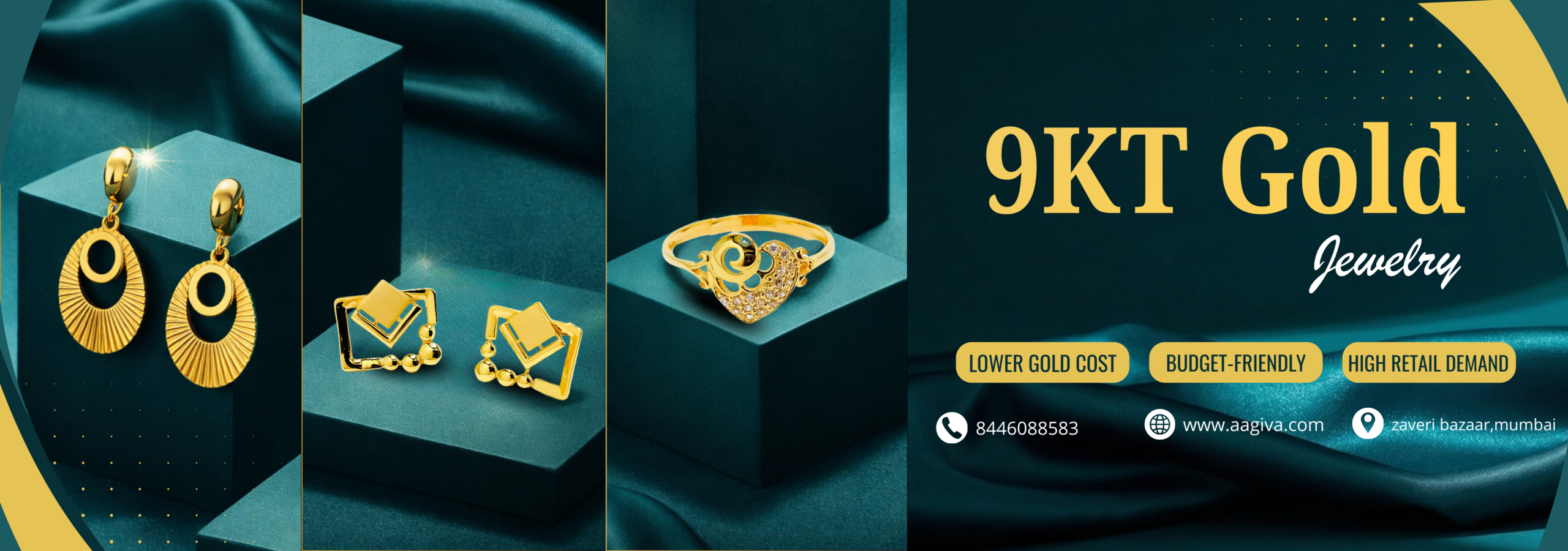 9kt gold jewelry manufacturer