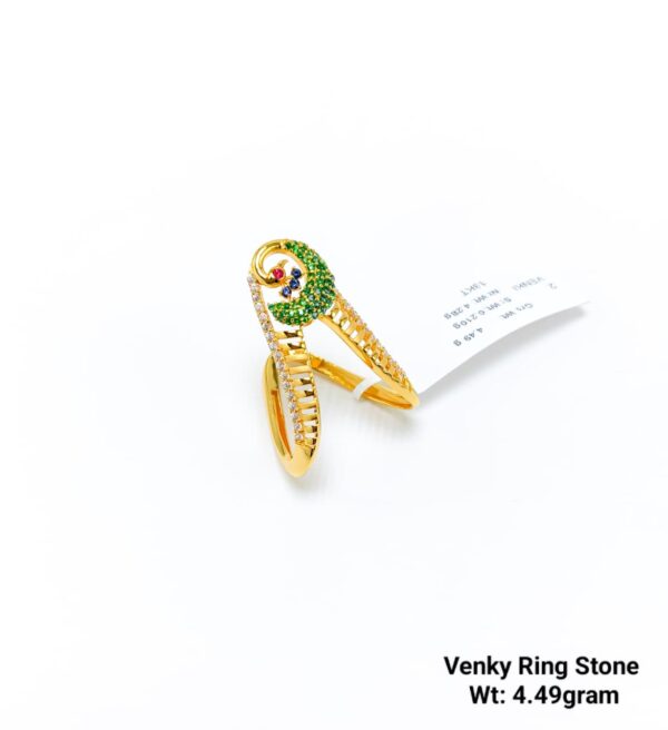 Luxurious Venky Designer Gold Ring -4.49 Gram Weight