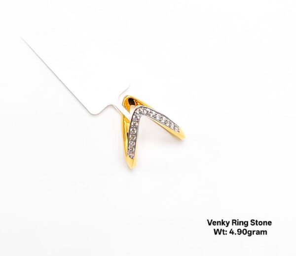 Luxurious Venky Designer Gold Ring - 4.90 Gram Weight
