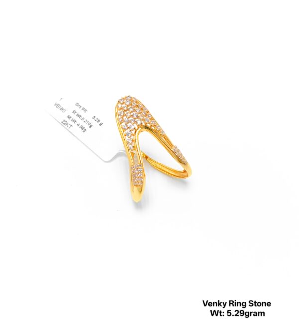 Luxurious Venky Designer Gold Ring - 5.29 Gram Weight