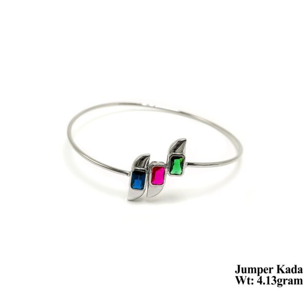 Modern 925 Silver Jumper Kada for Women- Lightweight 4.13g