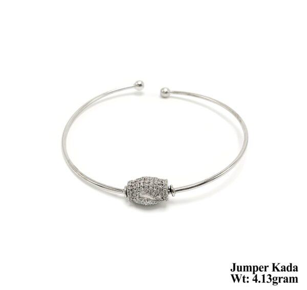 Modern 925 Silver Jumper Kada for Women- Lightweight 4.13g