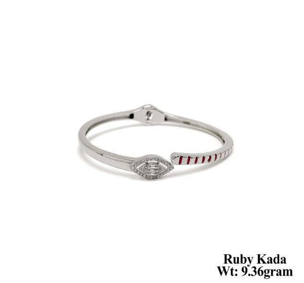 Elegant 9Gram 925 Sterling Silver Spring Kada for Women
