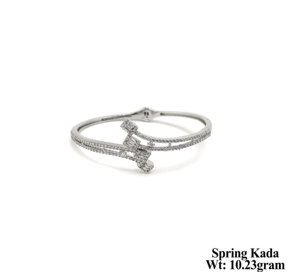 Handcrafted Sterling Silver Spring Kada - 10 Grams of Elegance