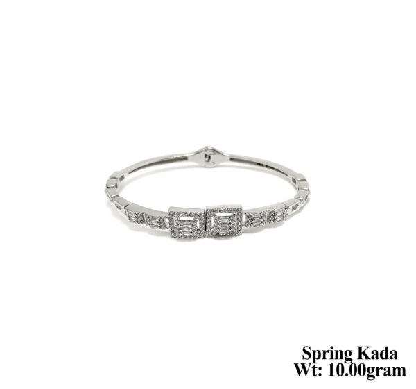 Handcrafted Sterling Silver Spring Kada - 10 Grams of Elegance