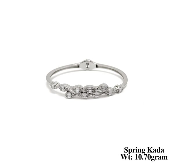 Handcrafted Sterling Silver Spring Kada - 10 Grams of Elegance