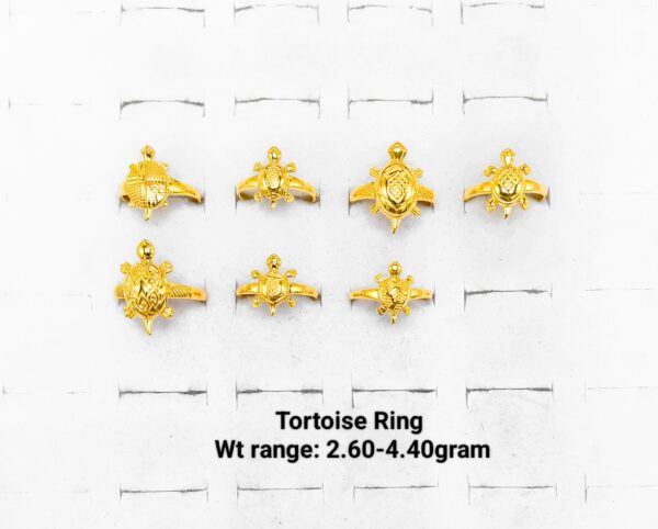 Elegant Gold Kachua Rings 2g to 5g - Traditional Vastu Symbolic Jewelry